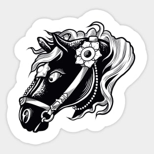 Horse head Sticker